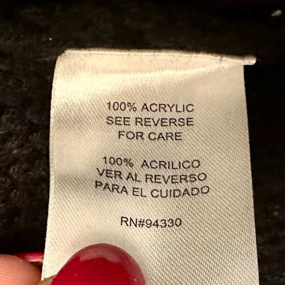 Unique One A Chunky Knit Black Long Duster Cardigan - Picture 6 of 6